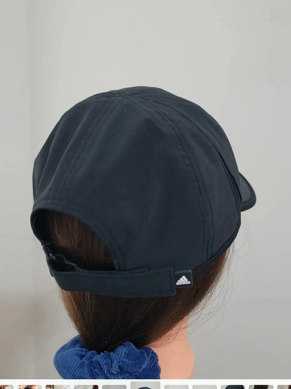 Adidas AEROREADY Black Baseball Cap OSFM Lightweight Logo Adjustable Running Hat
